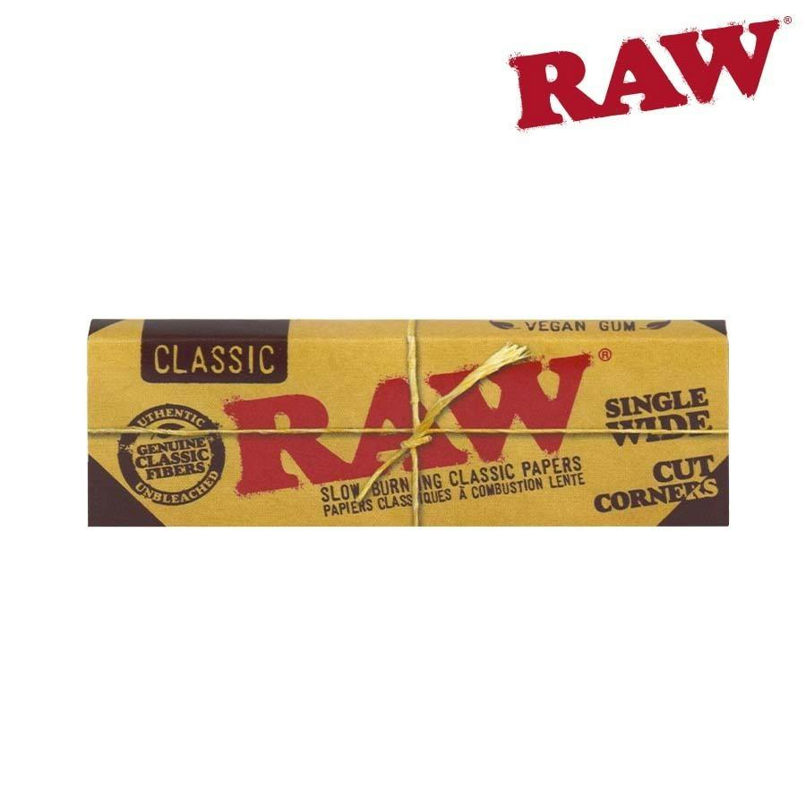 Raw Papers and Tips- Single Wide - 50pk