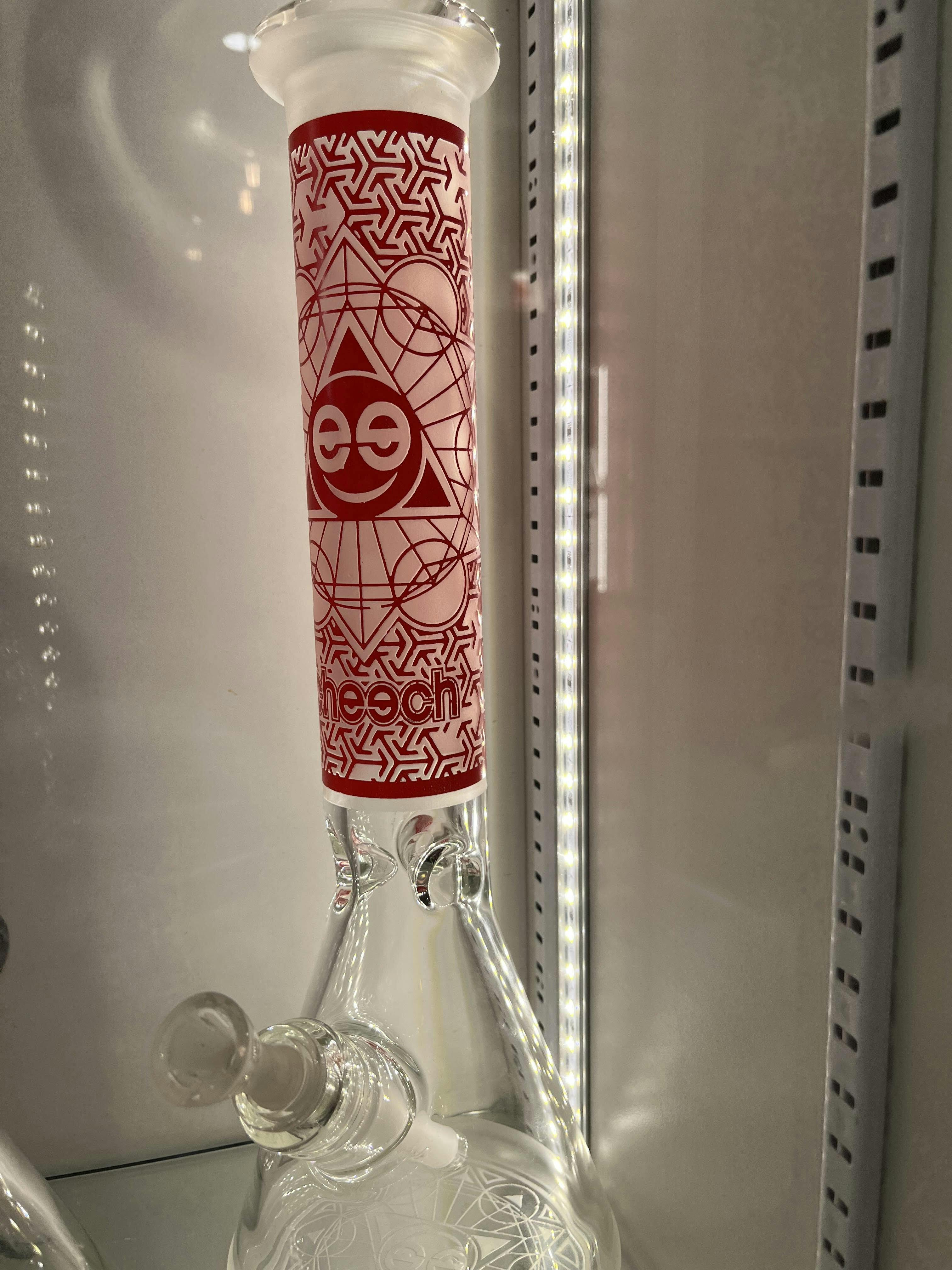 Cheech Frosted With Coloured Geometry Design