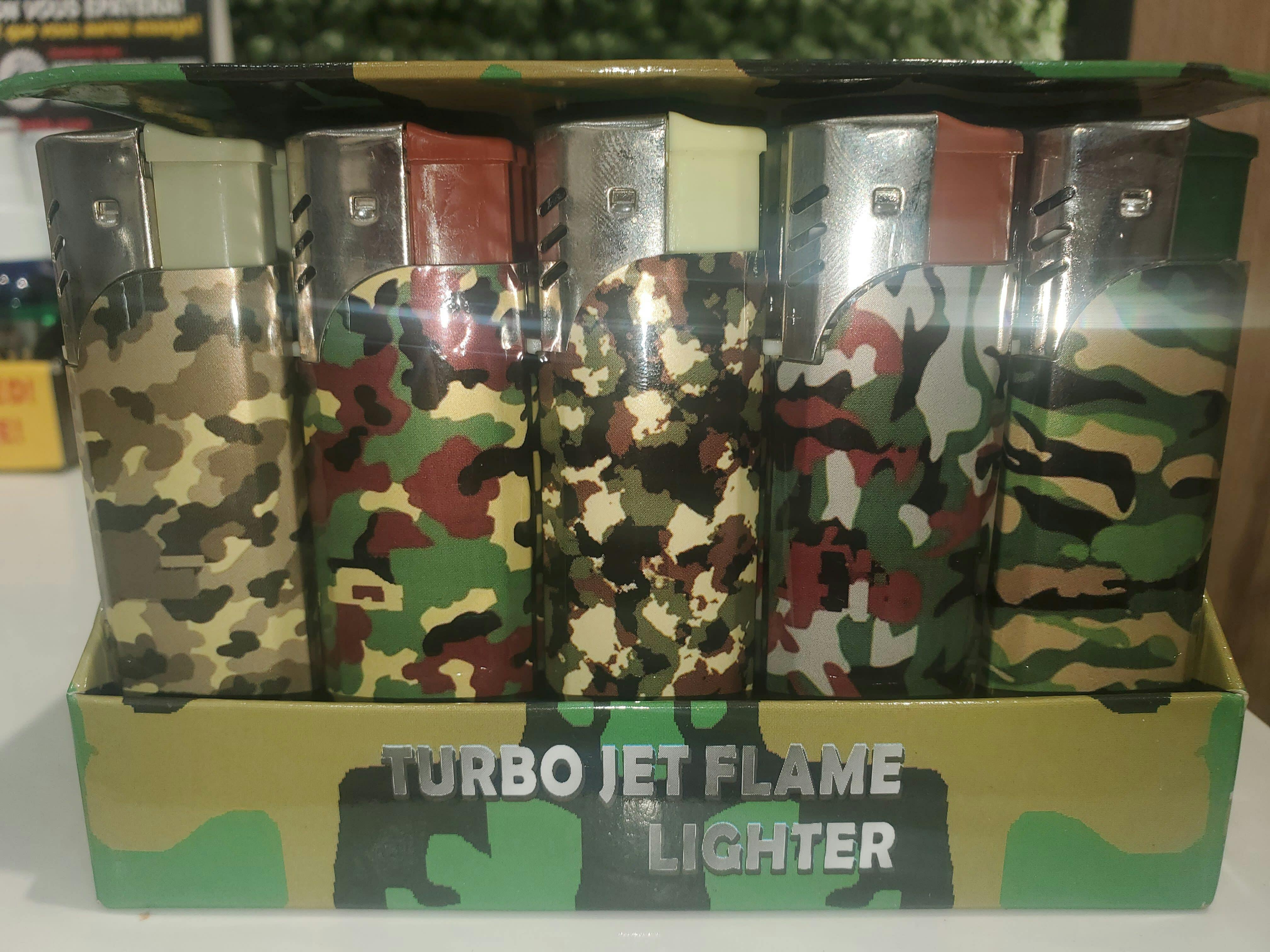 Coloured Jet Flame Lighter (Assorted prints)