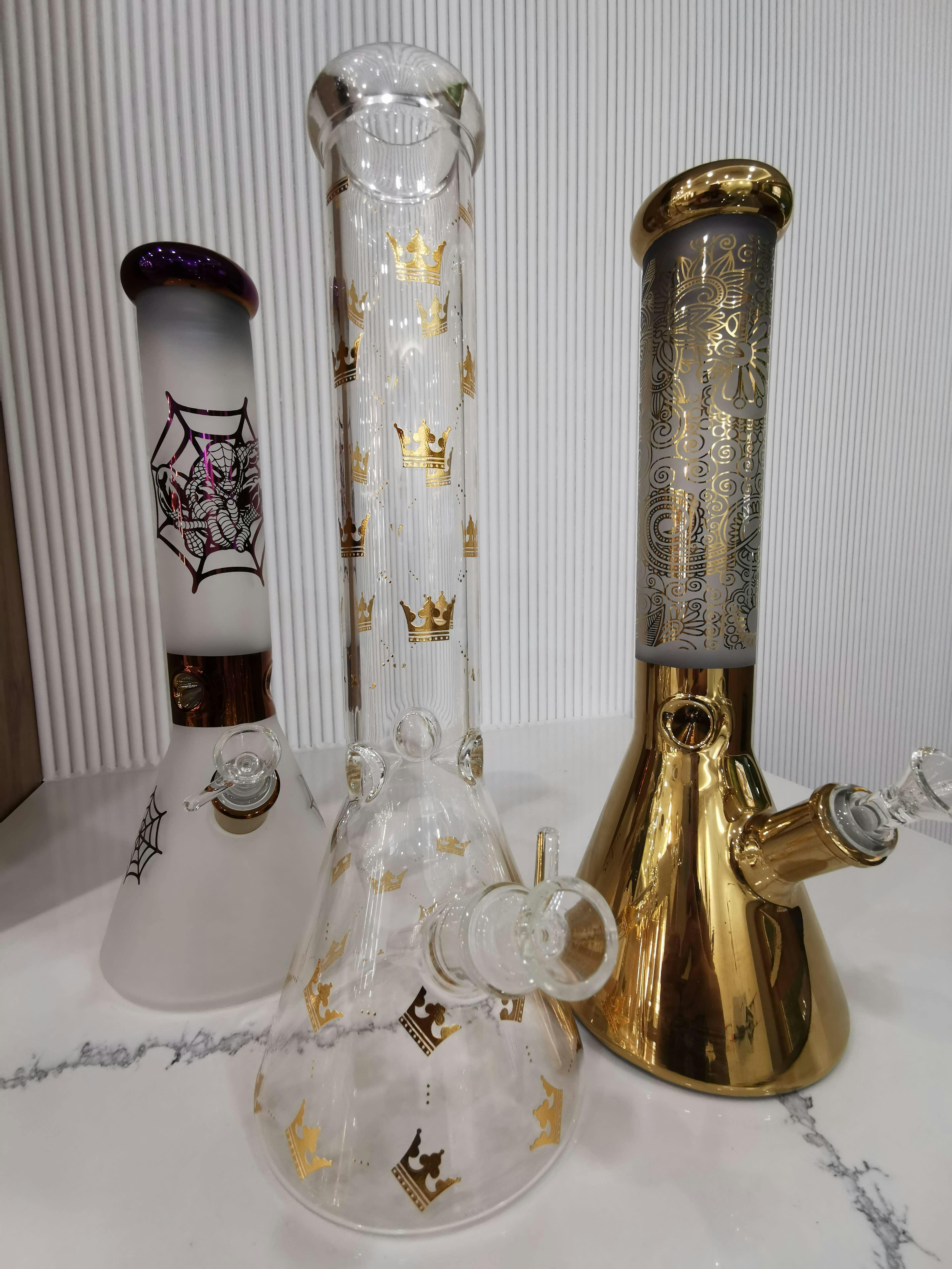 Assorted Fancy Beaker bongs