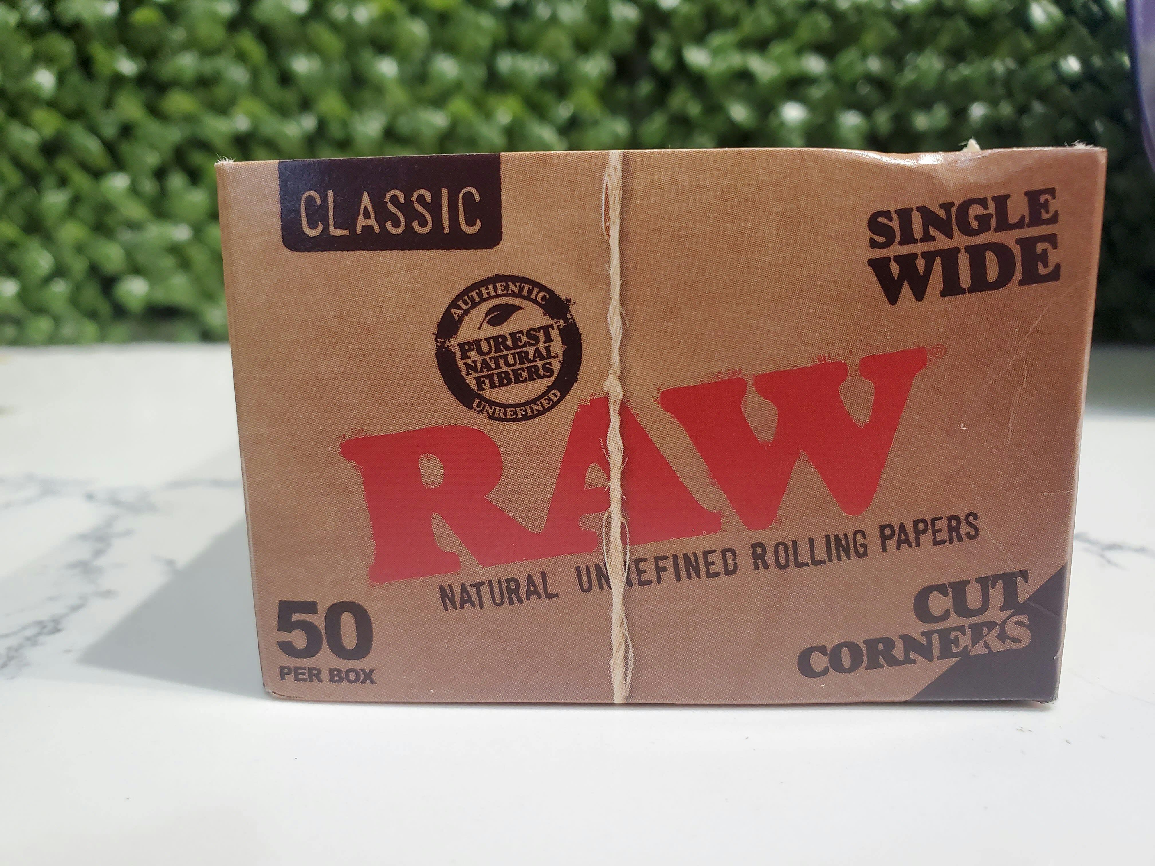 Raw Single Wide - Cut Corners