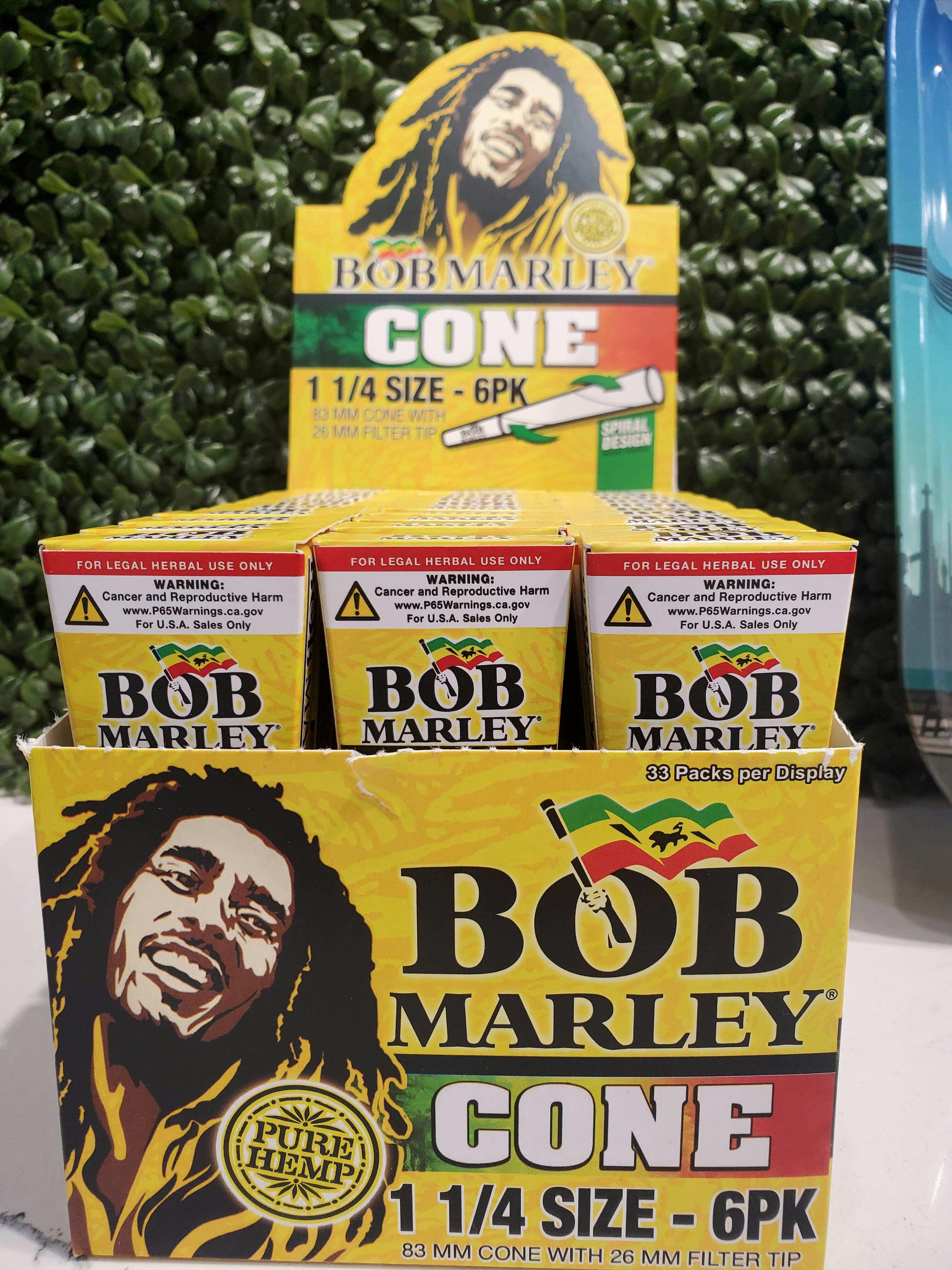 Bob Marley Cone 1 1/4 6 Pack