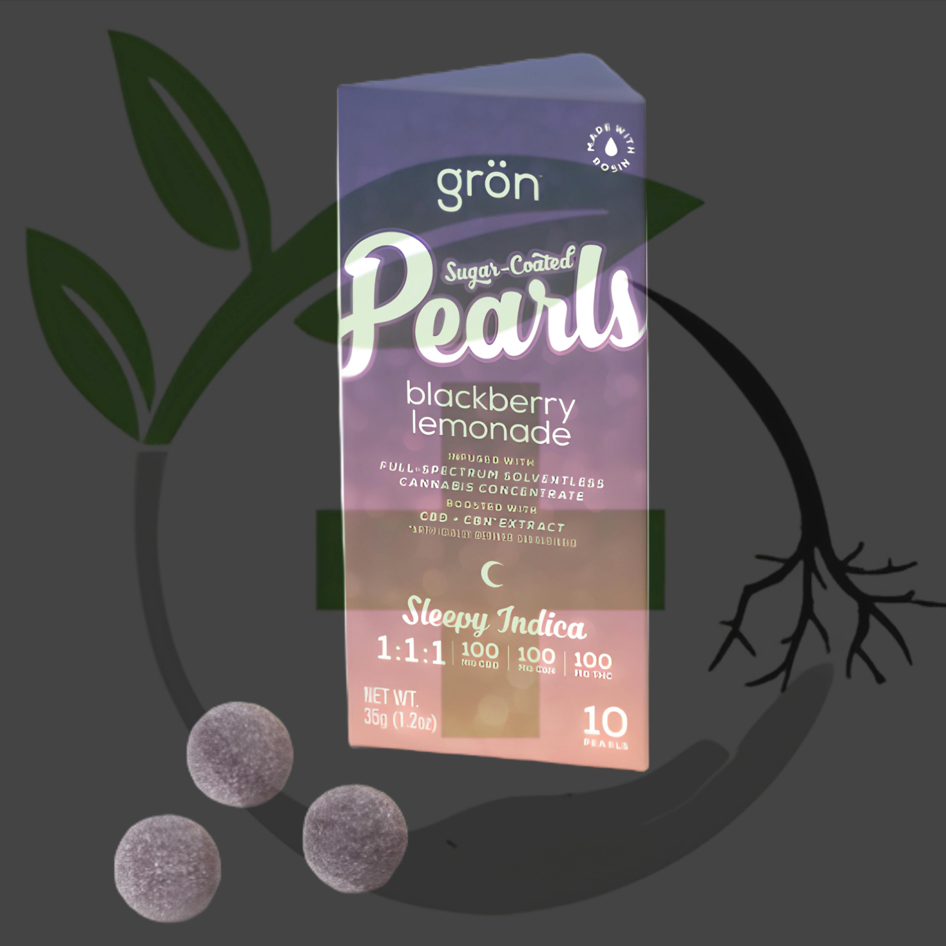 Gummy - TF - Gron - 100mg 10pc - Blackberry Lemonade 1:1:1
