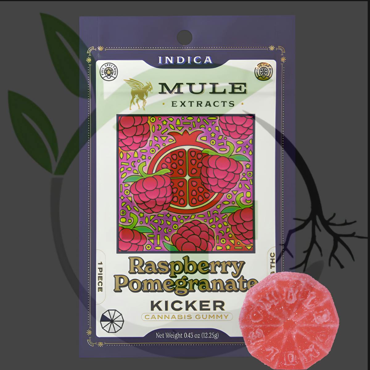*Gummy - TF - Mule - 100mg - GLS - Raspberry Pomegranate