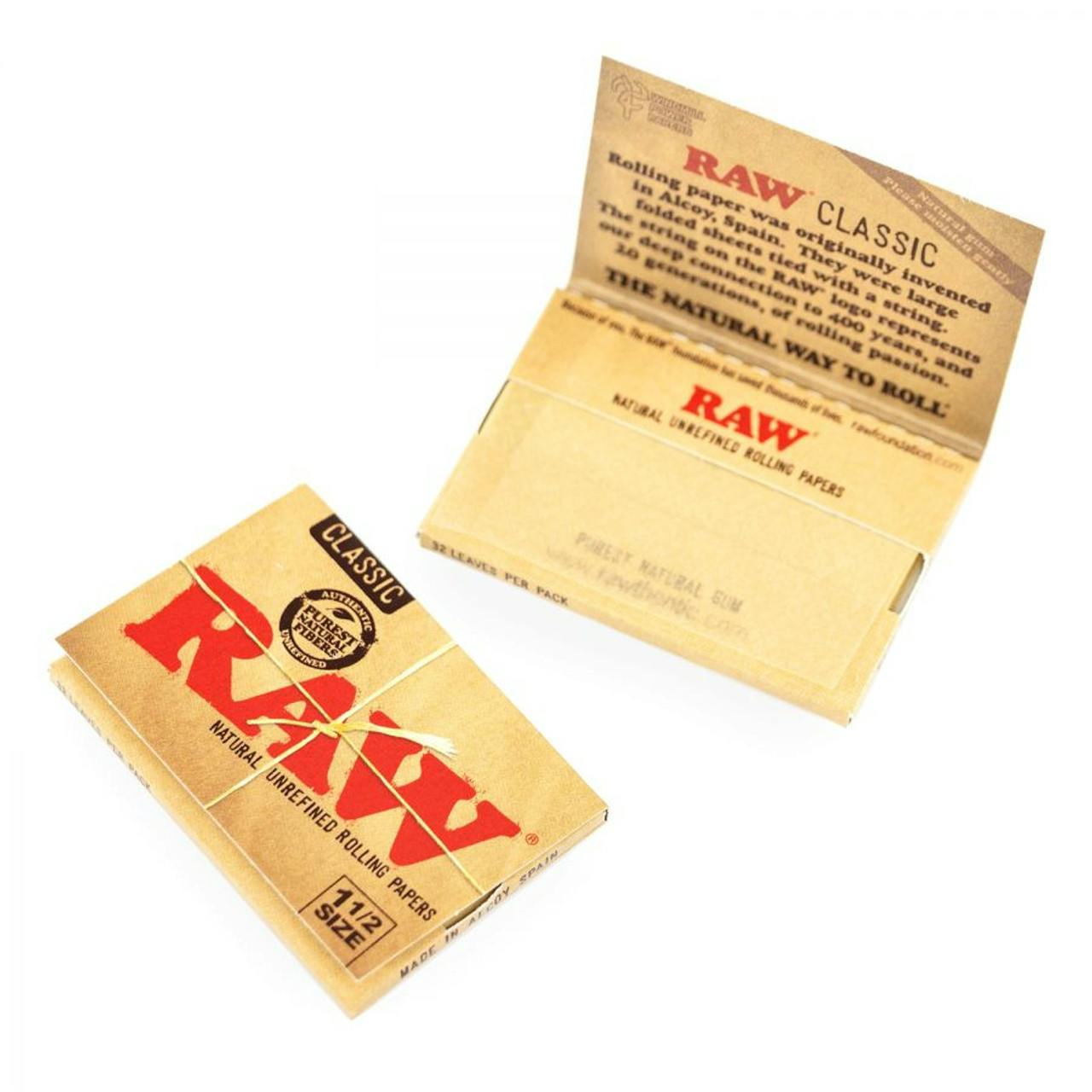 Raw - Classic 1 1/2 papers - 33pk