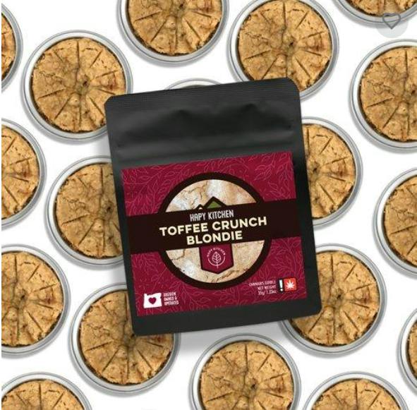 Brownie - TF - Hapy Kitchen - 100mg - Toffee Crunch Blondie