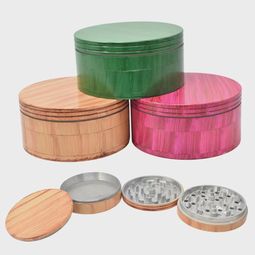 Grinder - TF - Wood Texture 80mm Grinder