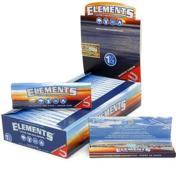 Papers - TF - Elements 1 1/4" Slow Burn Rice Rolling Papers