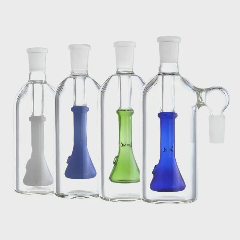 Ash Catcher - TF - 14mm 90 Degree Beaker Perc Ash Catcher - Jade Blue