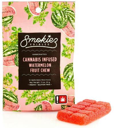 Gummy - TF - Smokiez - 100mg 1pc - Sweet Watermelon