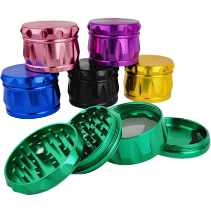 Grinder - TF - 2.5" Notched Aluminum Grinder