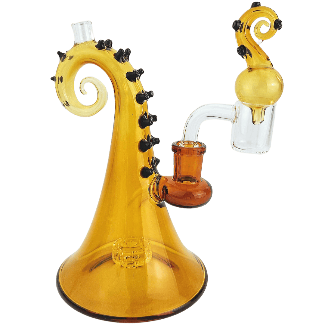 Dab Rig - TF - 7" Tentacle Rig w/ Matching Carb Cap