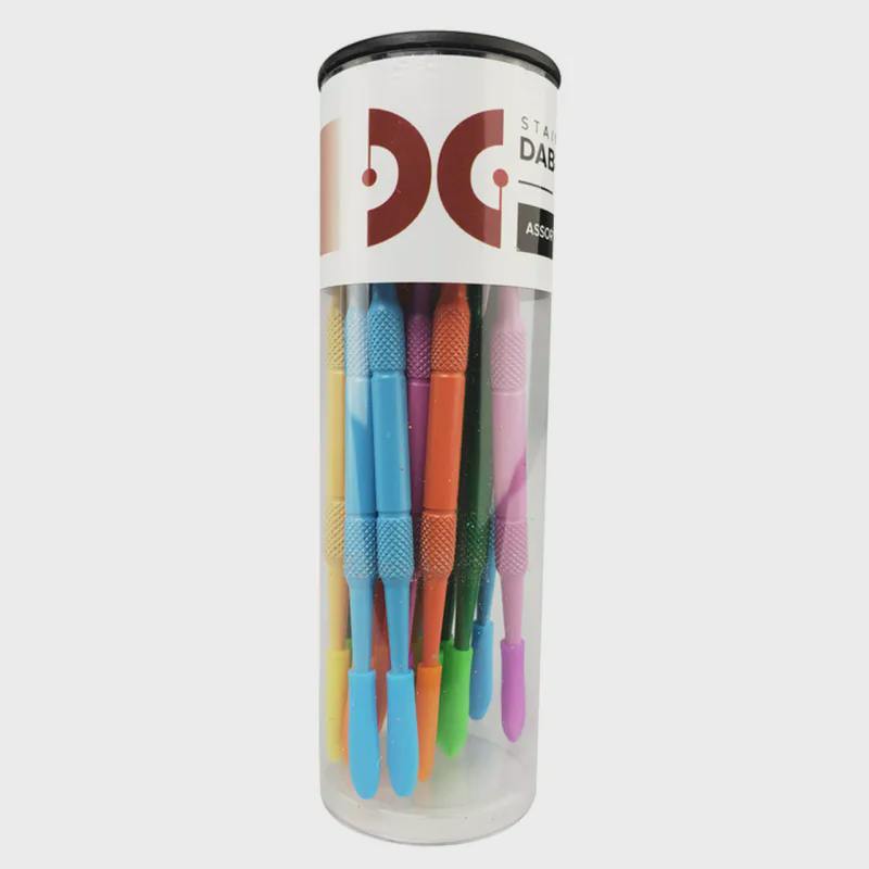 Dab Tool - TF - Assorted Color W/ Silicone Cover