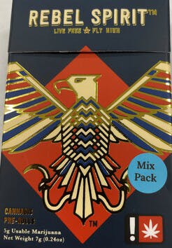 *GLS - Preroll - TF - Rebel Spirit - 40pk Variety - GLS - Beach Wedding / Ice Cream Cake / Super...