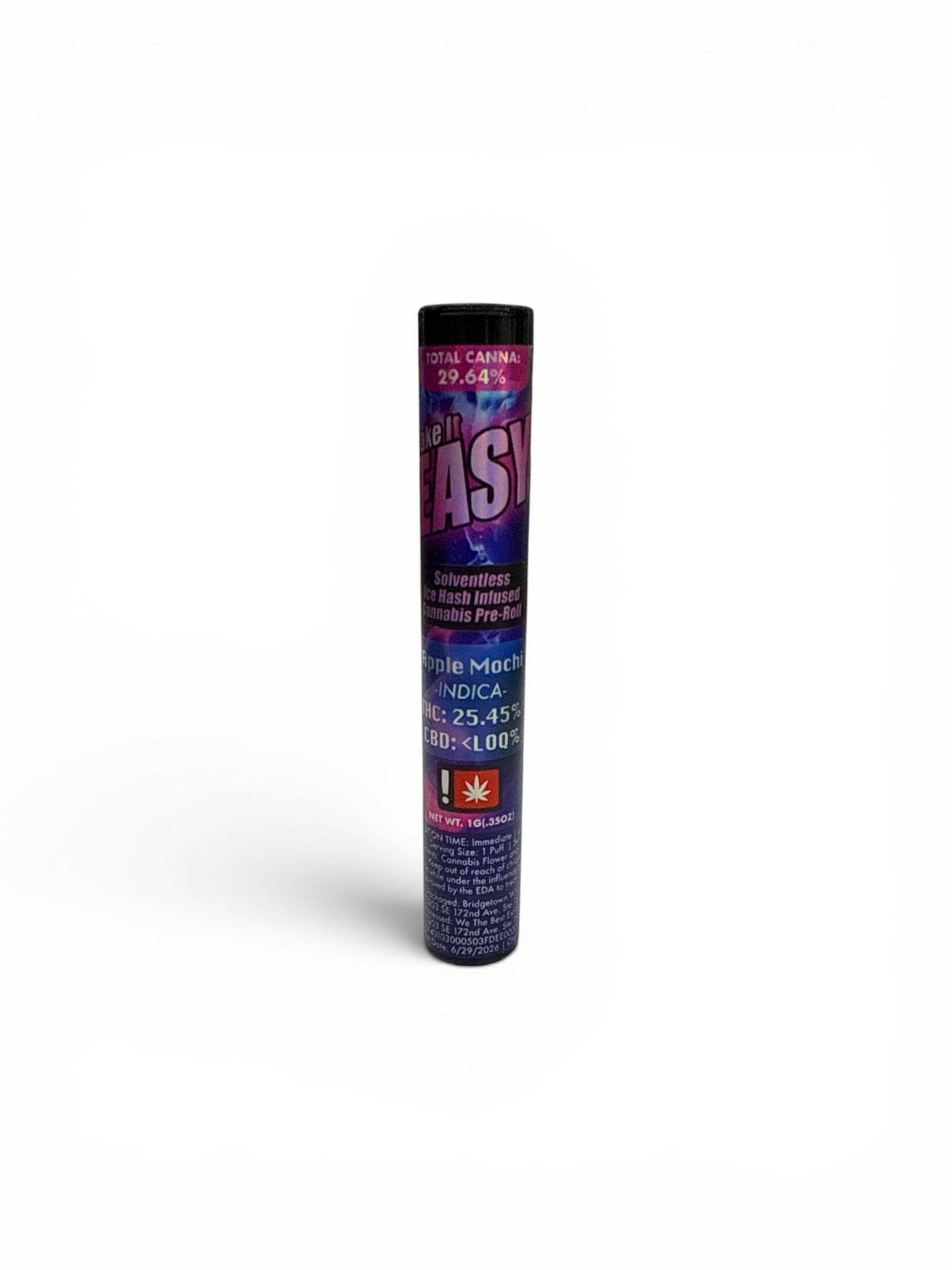 Infused Preroll - TF - Take It Easy 1g Hash Infused - Space Junky