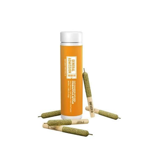 General Admission Pineapple Apple Hi-Fi Infused Pre Rolls 5 x 0.5g
