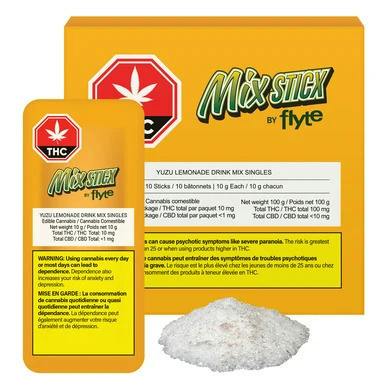 Flyte Mix Sticx Yuzu Lemonade Drink Mix Multi Pack 10 x 10g