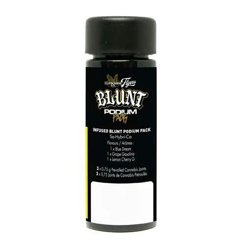 Claybourne Frosted Flyers Podium Pack Infused Blunts 3 x 0.75g