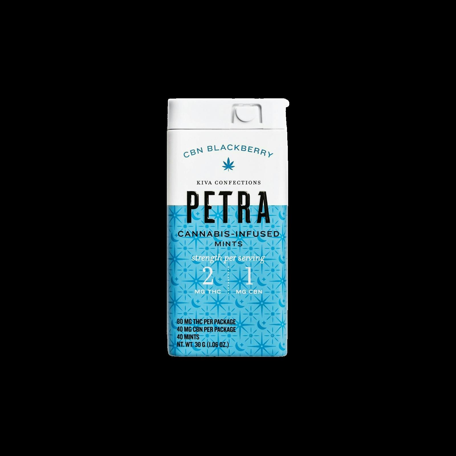 KIVA | PETRA BLACKBERRY | MINTS | 100MG | REC