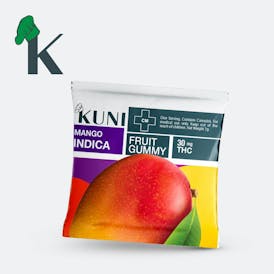 (KUNI) MANGO GUMMY INDICA 30MG (5x$15)
