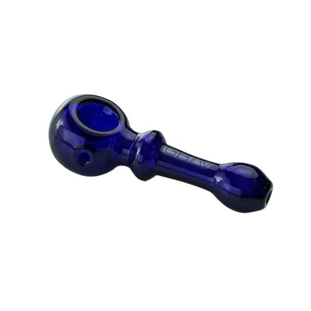 4.5" Bauble Spoon Hand Pipe by GRAV - Blue