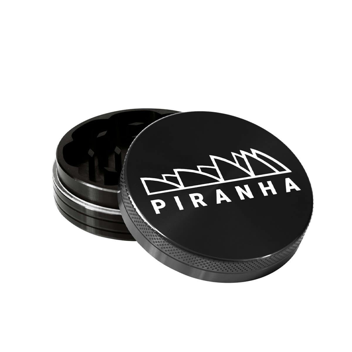 2-Piece Grinder by Piranha - 2.5" - Black