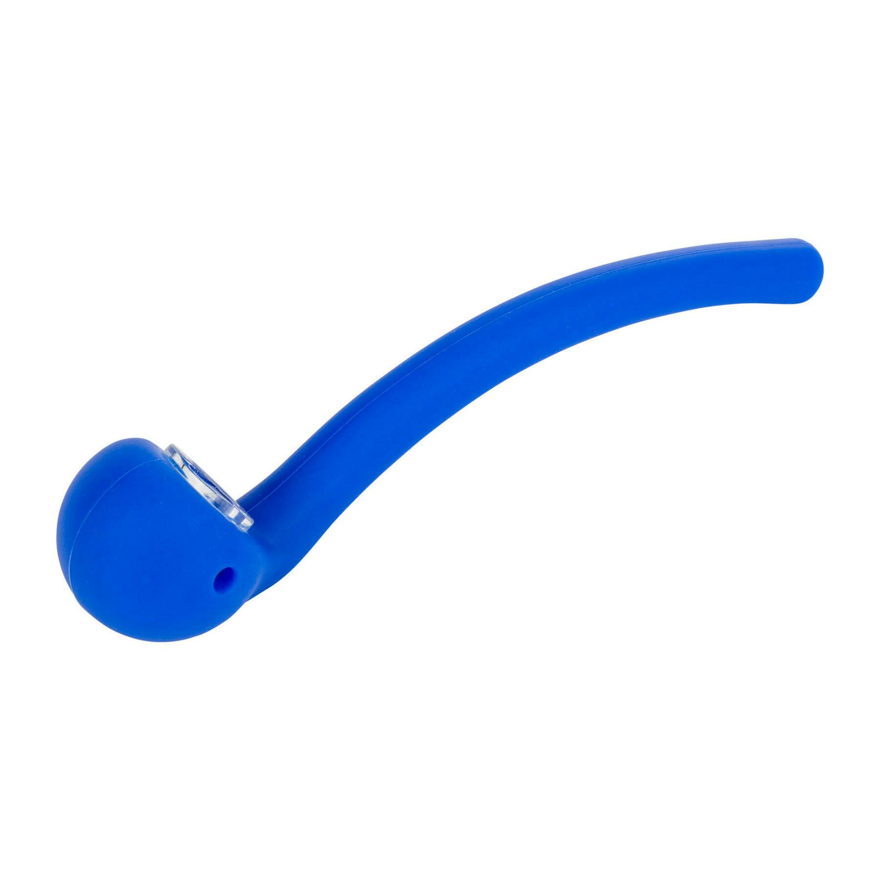 LIT Silicone Gandalf Hand Pipe W/Glass Bowl - Purple