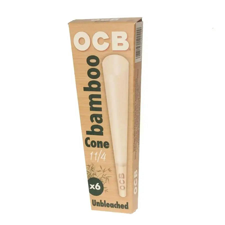 OCB, 1.25" Bamboo Cones, 6 Pack