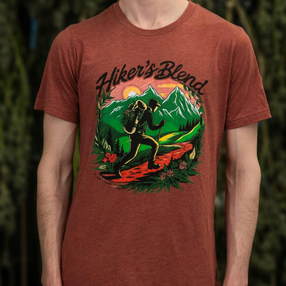 Hiker's Blend - T Shirt - Brick - M