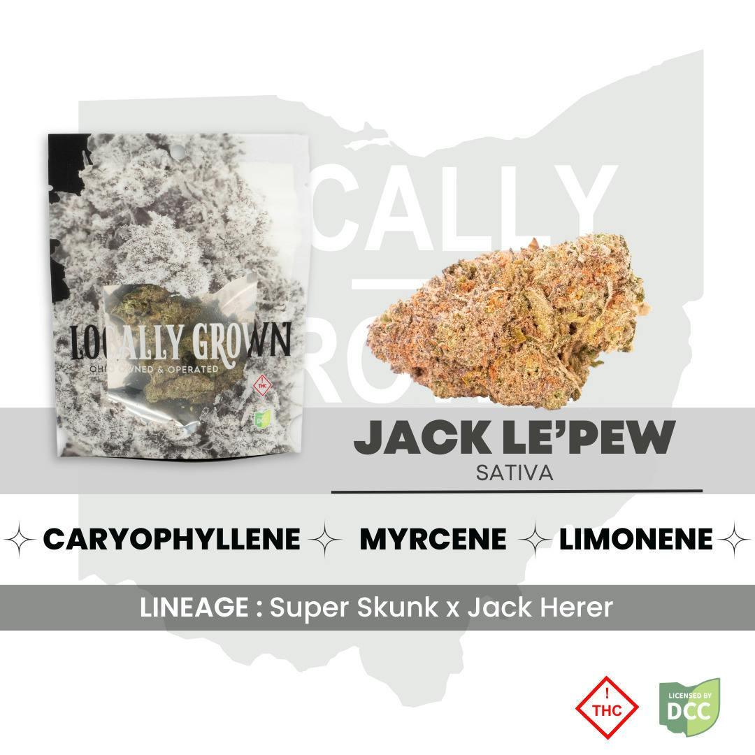 Jack Le'Pew (Sativa) at Pure Ohio Wellness