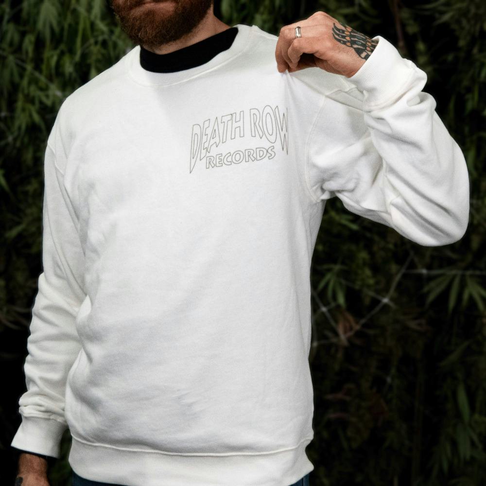 Death Row Crew Neck - White - MEDIUM