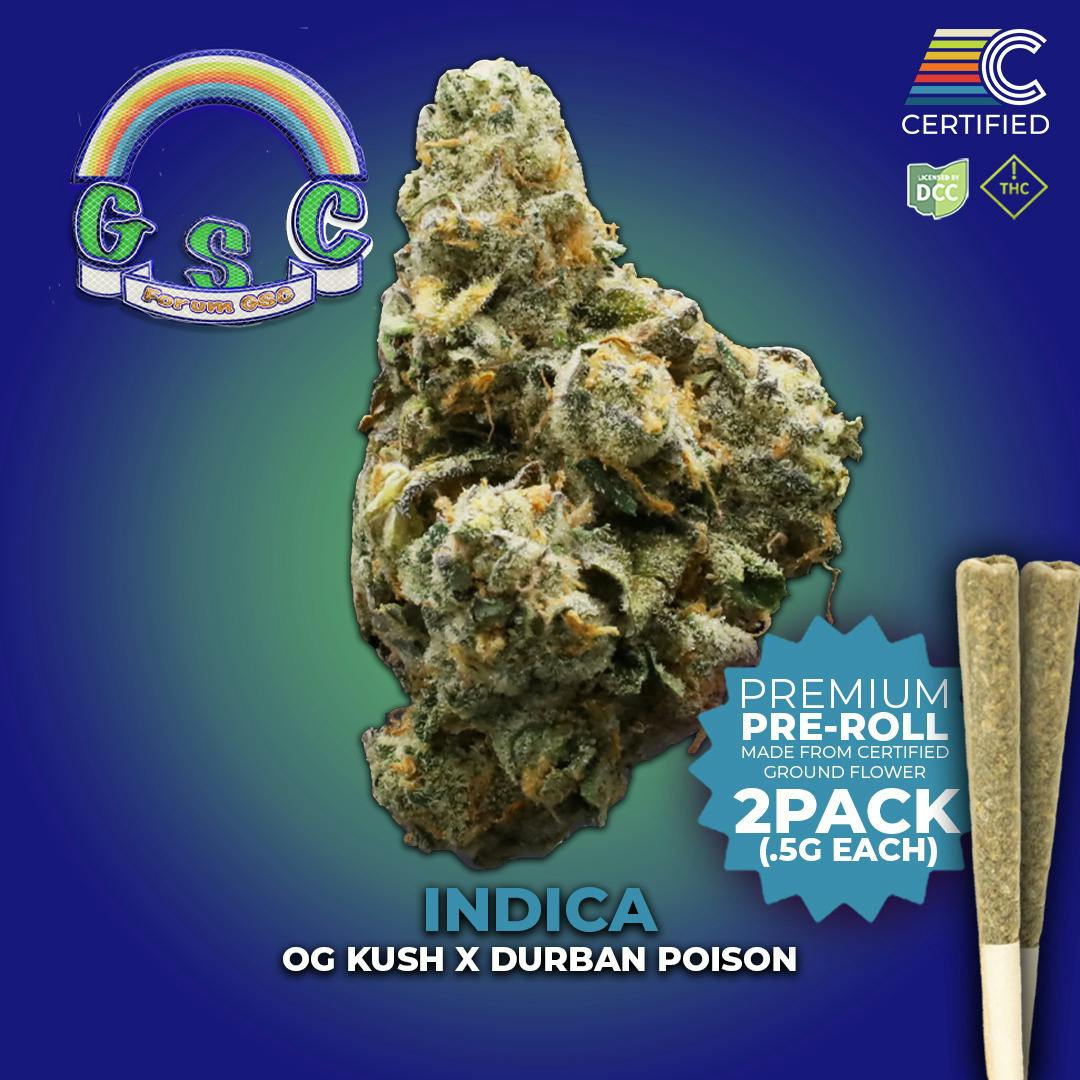 Forum GSG (Indica) - Pre Roll - 1g - 2pk