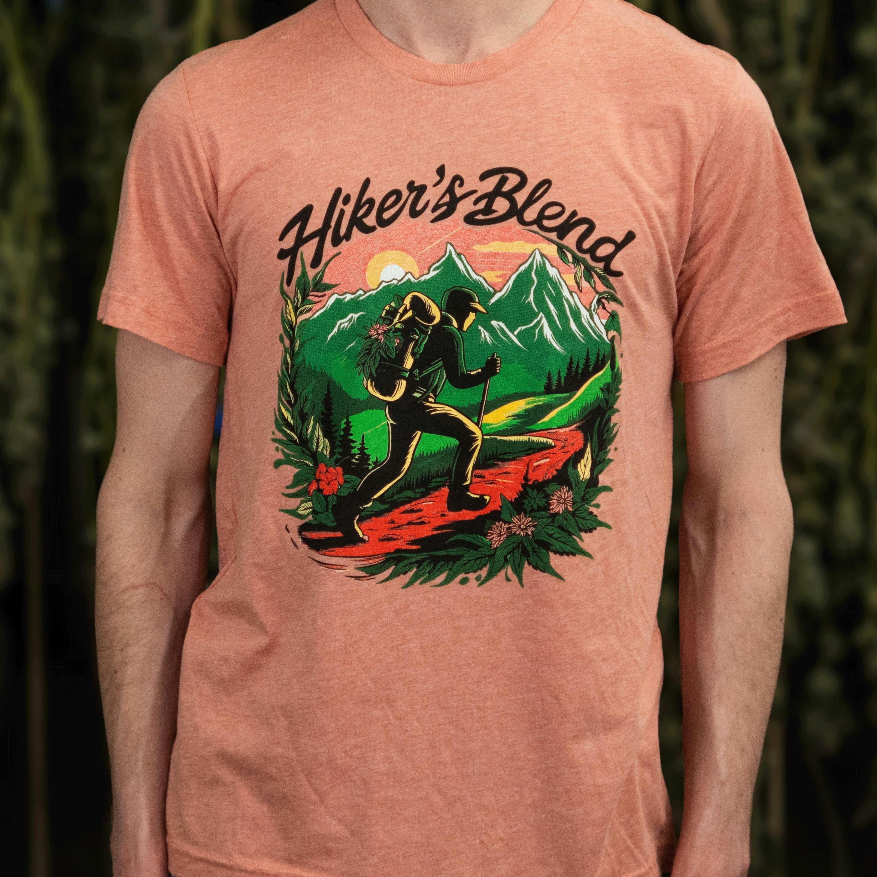 Hiker's Blend Crew Neck - Peach - Small