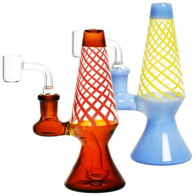 Pulsar - Lava Lamp Rig - 6" 14mm Female Assorted Colors
