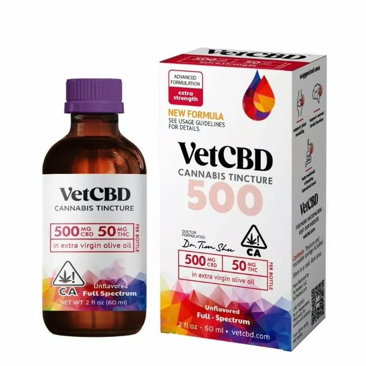 VetCBD - 20:1 500mg - 60ml - CBD Tincture