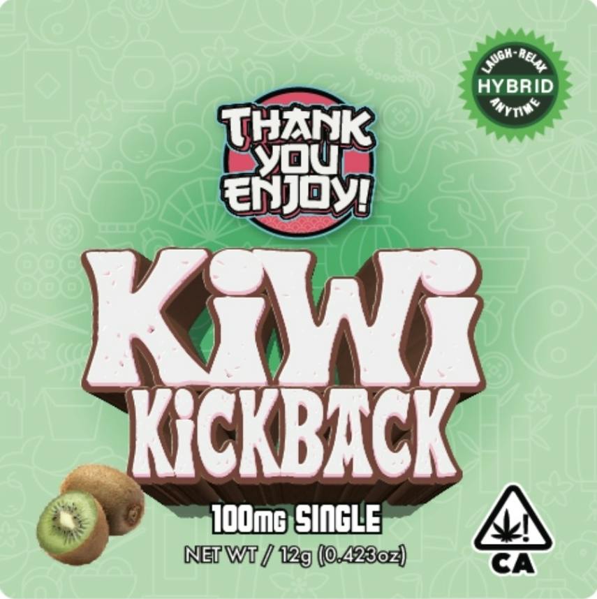 Thank You Enjoy - 100mg Gummy - Kiwi Kickback