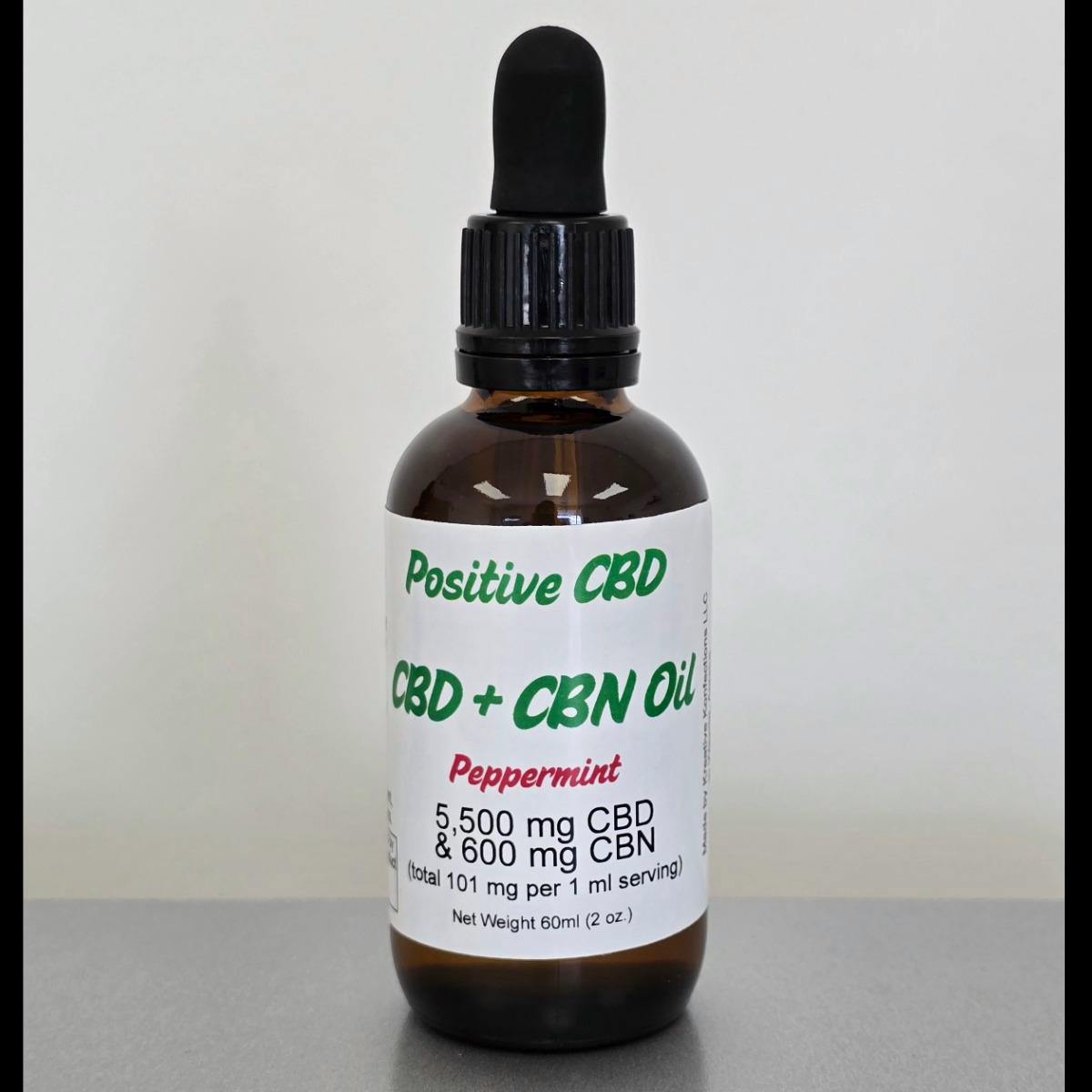 Kreative CBD 5500mg + CBN 600mg Oil Peppermint