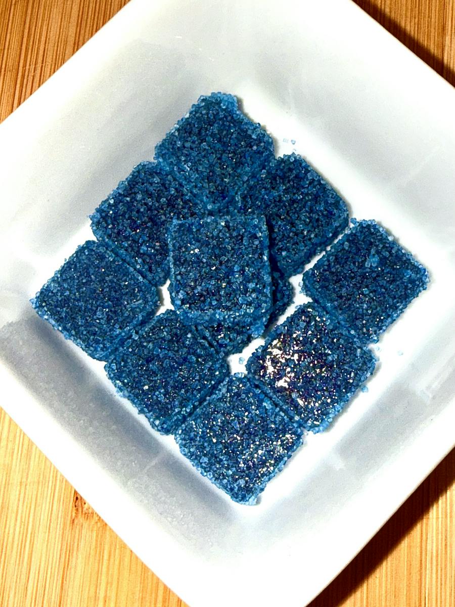 1:1 Blue Raspberry Gummy Sleep Aid Square 10pk