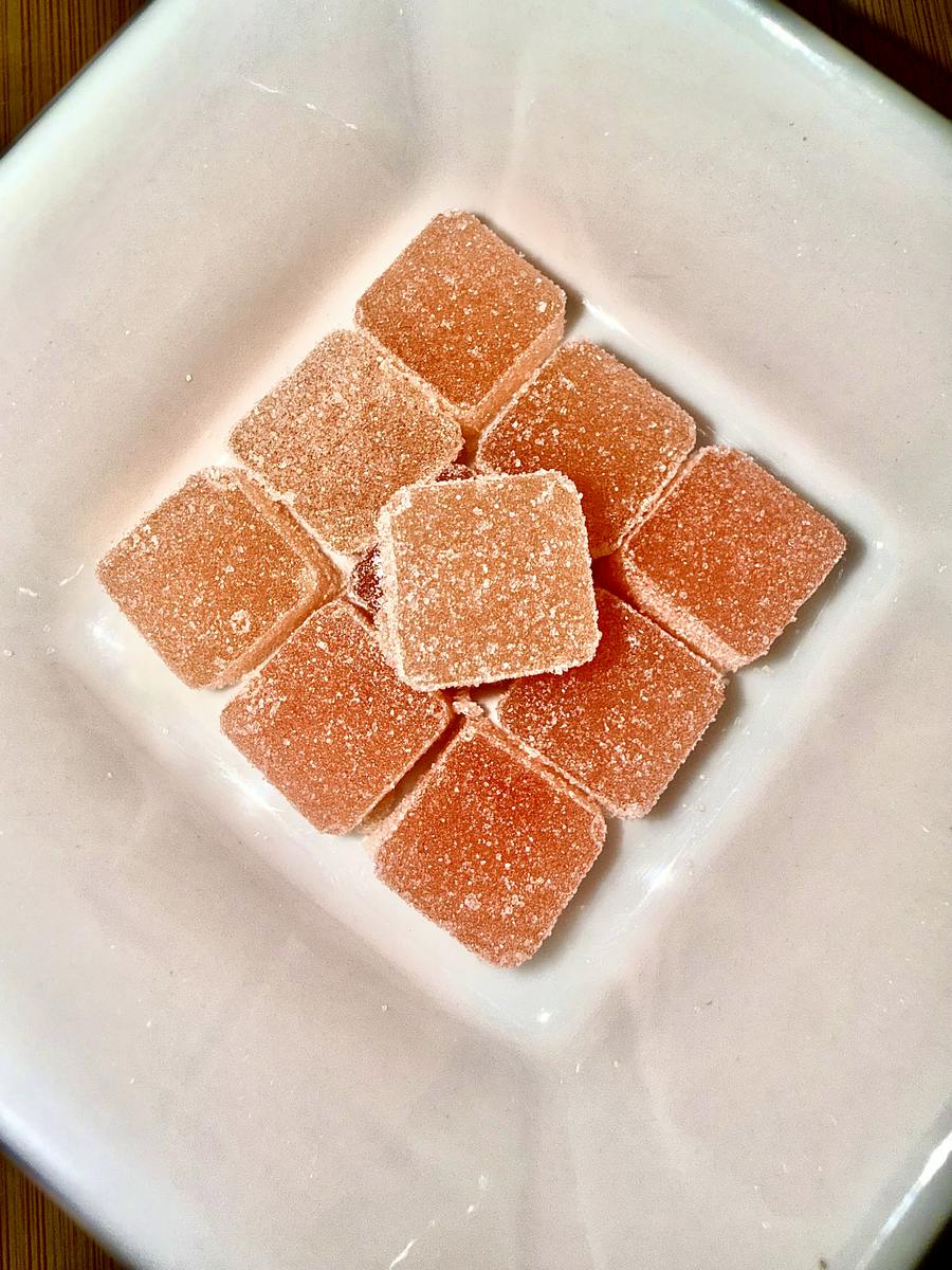 Cherry Cheesecake Gummy Square