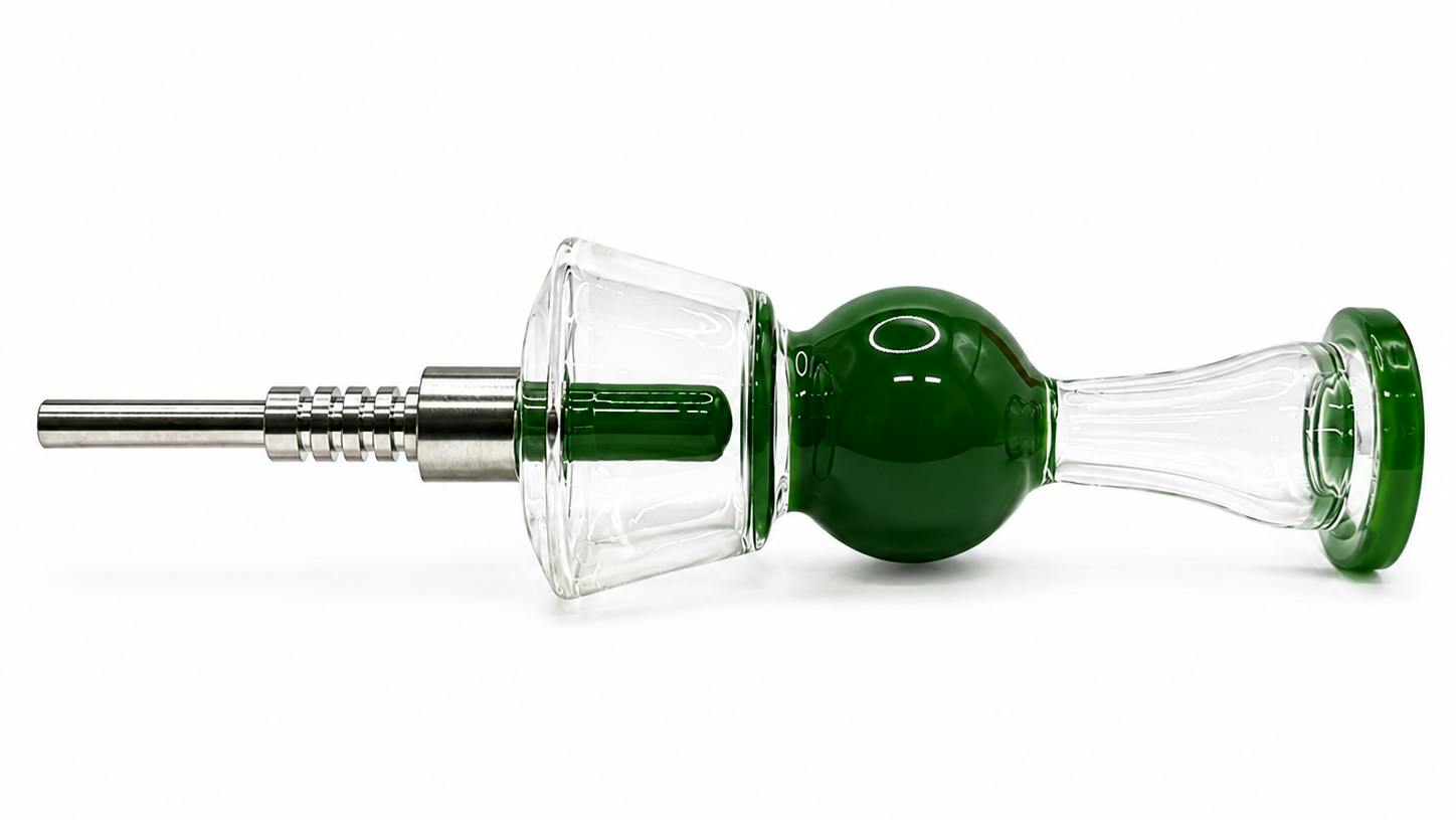 Nectar Collector - Green OR Black w/ Titanium Tip