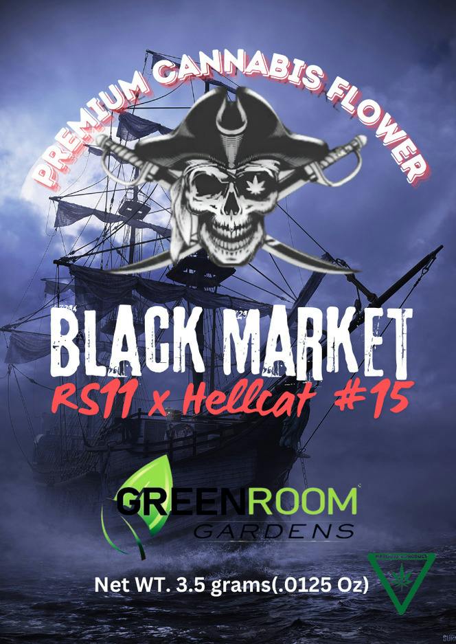 GRG | Black Market | Flower, 3.5g (Pre-Packaged)