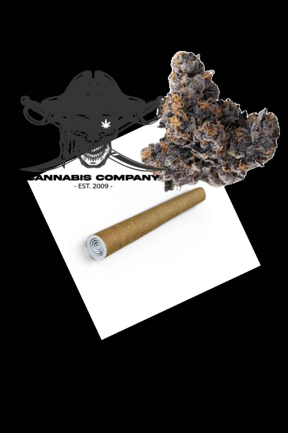 Black Market Hemp Blunts, 1g w/ Spiral Filter