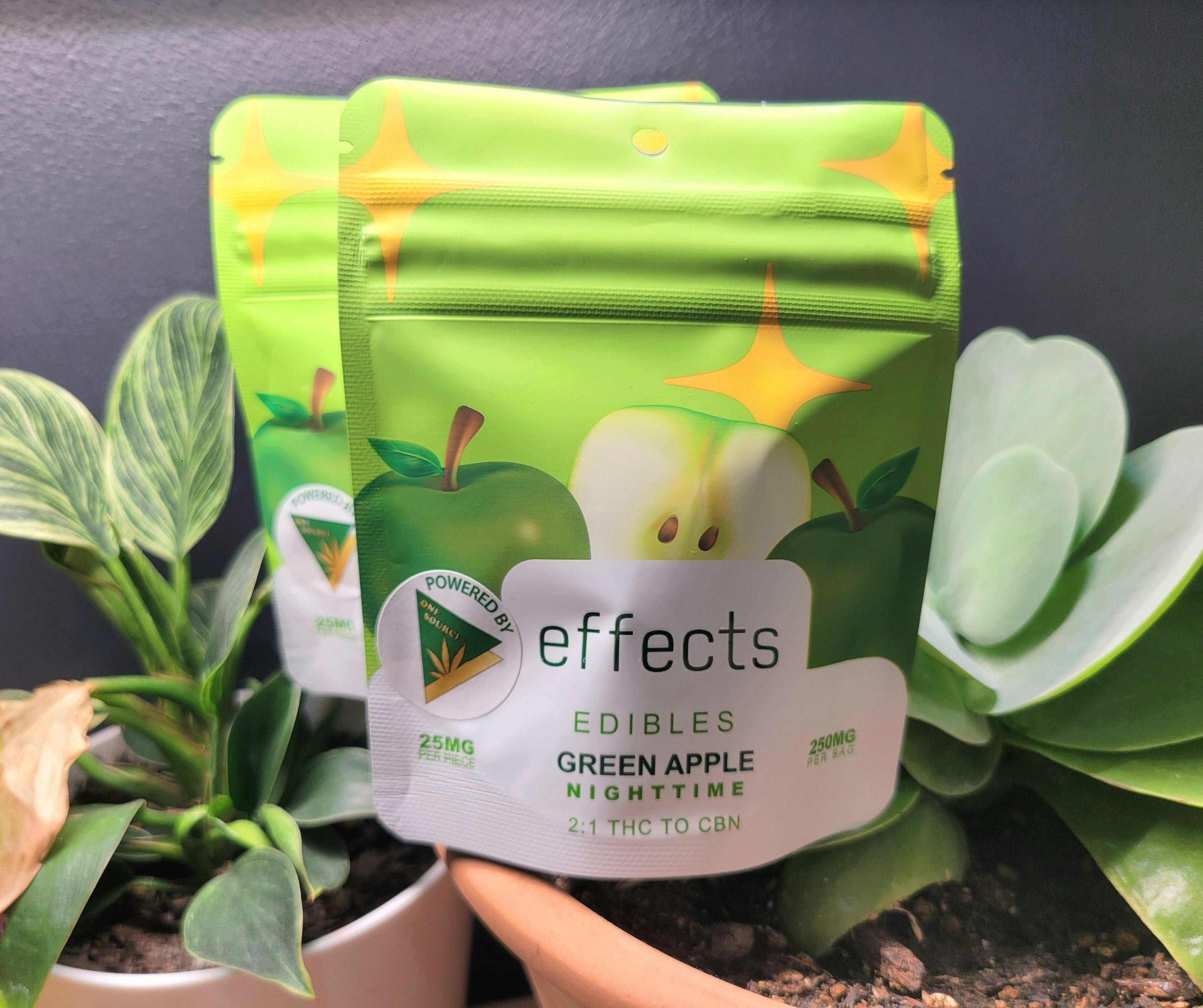 Effects| Green Apple Nighttime Gummy| 250mg