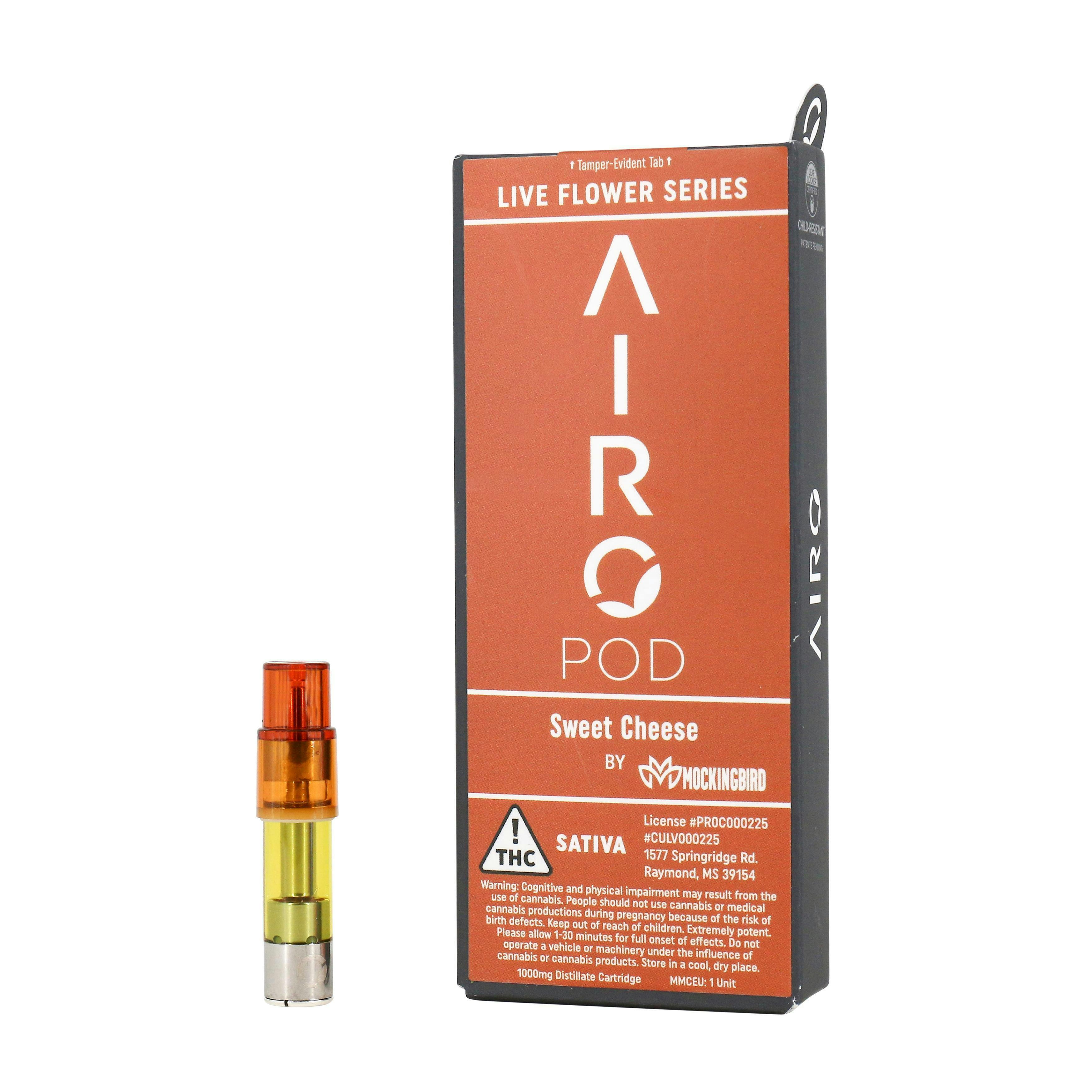 Sweet Cheese | AiroPod - Live Flower Series | 1g Pod by Airo Brands