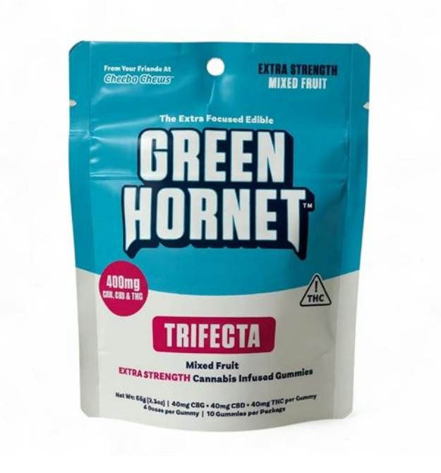 Trifecta High Dose Gummies | 400mg/ea by Green Hornet
