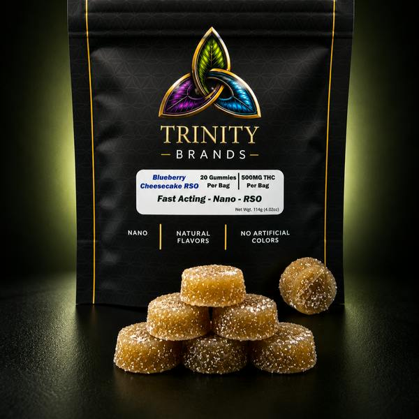 Trinity | Blueberry Cheesecake RSO Nano Gummy | 500mg