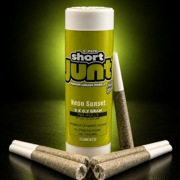 Junt | Neon Sunset (I/H) PreRolls 5pk | 3.5g