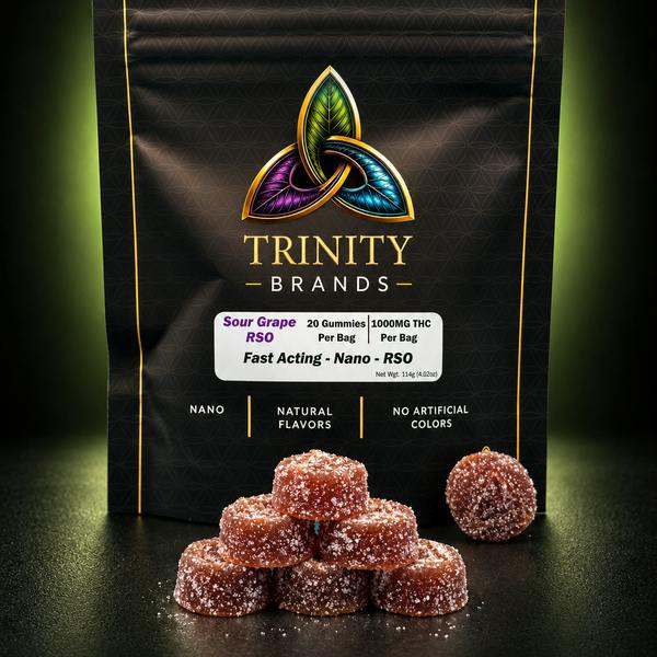 Trinity | Sour Grape RSO Nano Gummy | 1,000mg