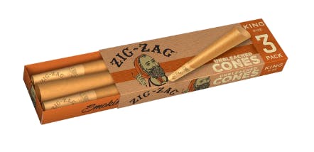 KING SIZED CONES - UNBLEACHED - 3 PK at Hikers Cannabis