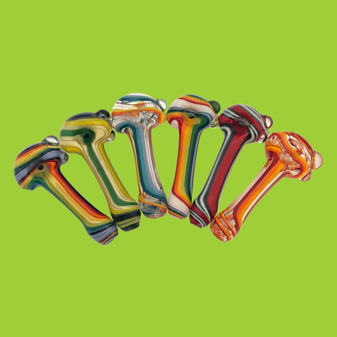Bank Glass Linework Handpipe